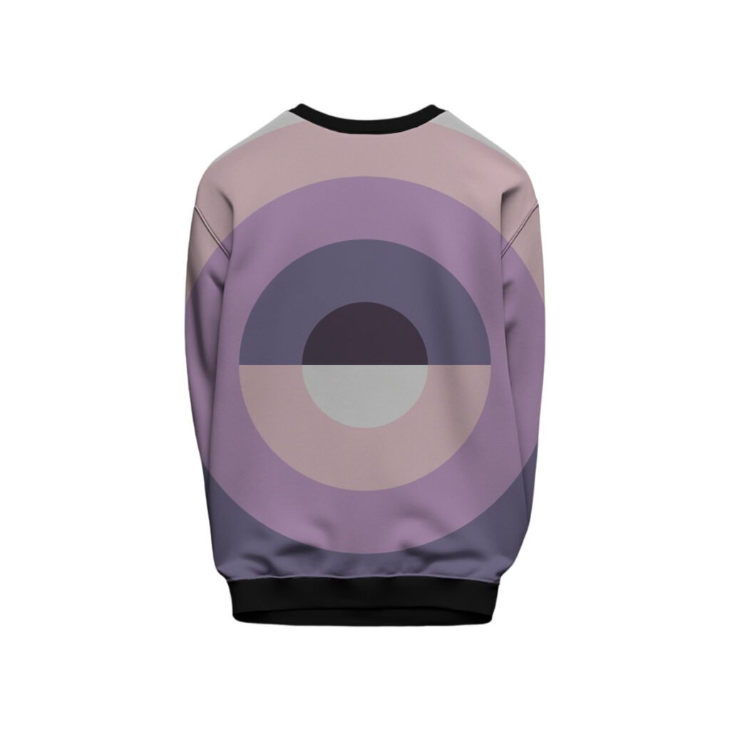 Winter Sunset Orbit Kids Sweat Shirt
