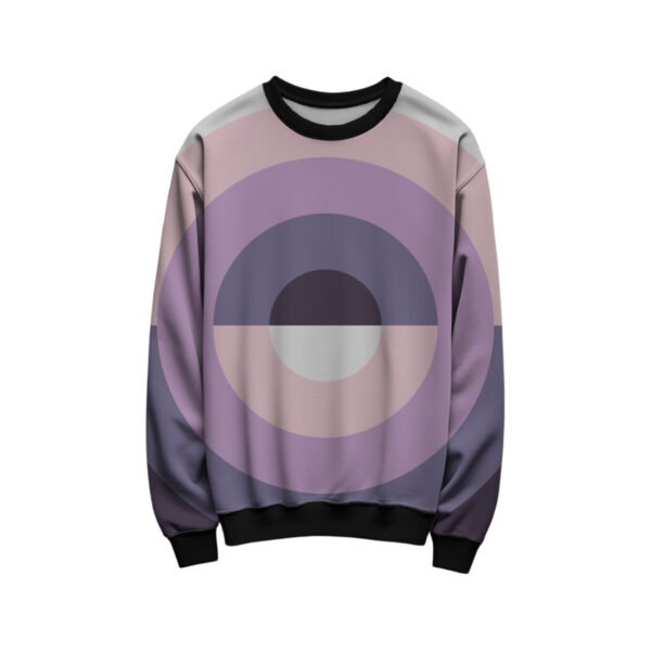 Winter Sunset Orbit Kids Sweat Shirt