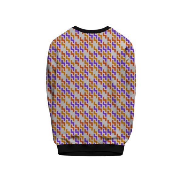 Sunset Carnival Tetris Kids Sweat Shirt - Image 3