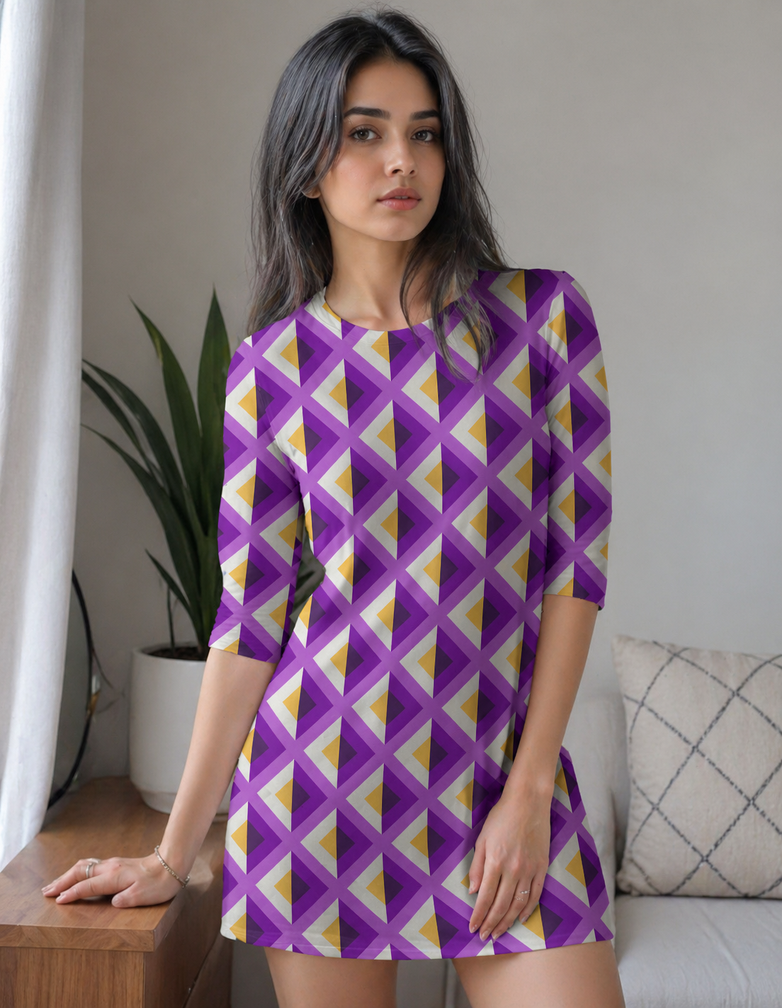 Berry Mimosa DAG Women T-Shirt Dress - Image 1