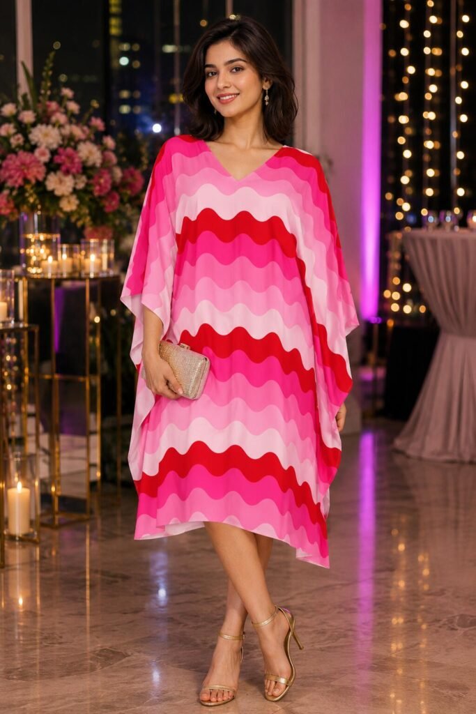 Blush to Bloom LGVR Kaftan