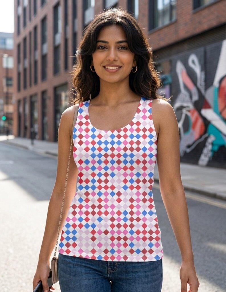 Bubble Pop PD Women Tank Top