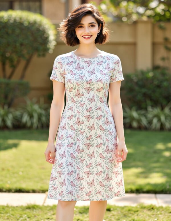 Butterfly Women A Line Dress