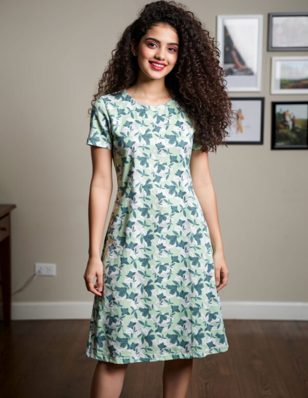 Floral5 Women A Line Dress