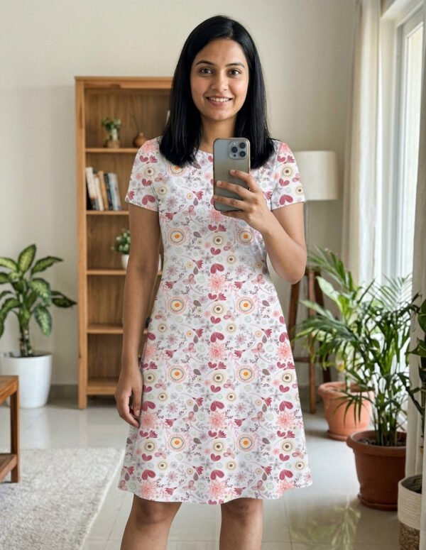Floral11 Women A Line Dress