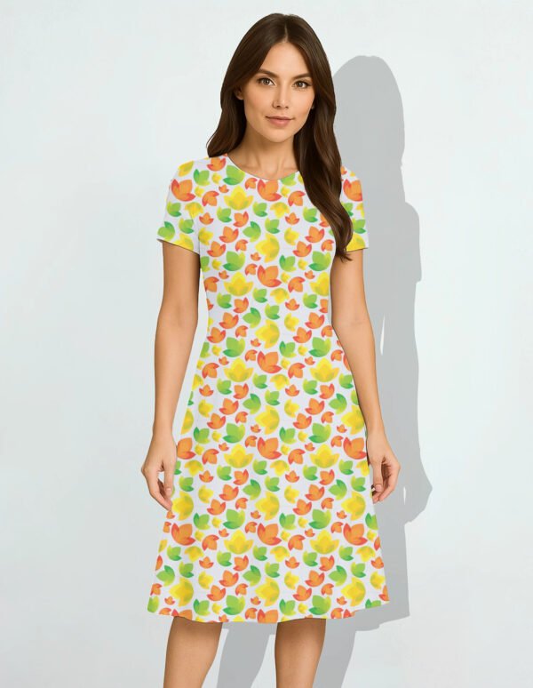 Floral8 Women A Line Dress