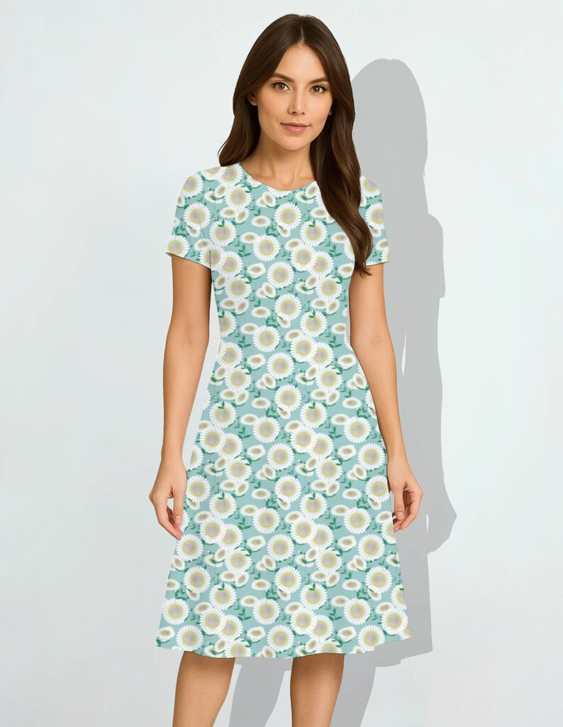 Floral9 Women A Line Dress