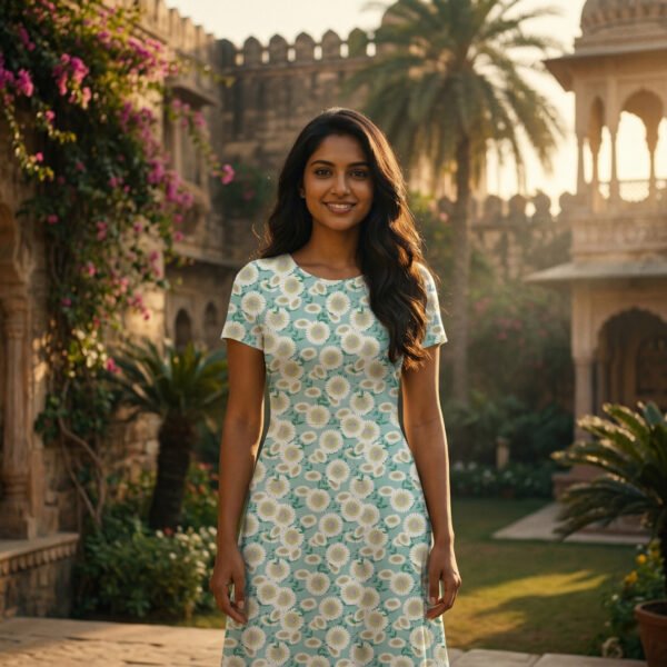 Floral9 Women A Line Dress