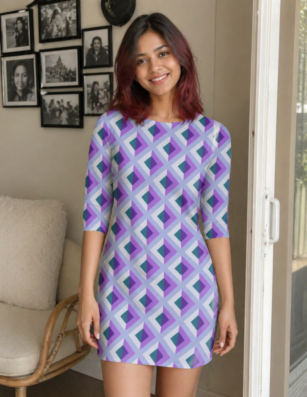 Frozen Focus DAG Women T-Shirt Dress