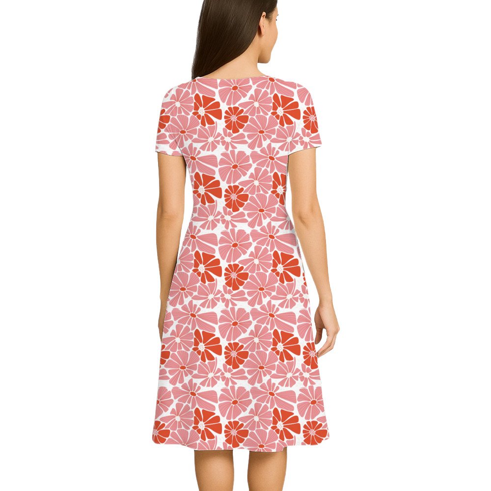 Groovy-Daisy Women A Line Dress - Image 2