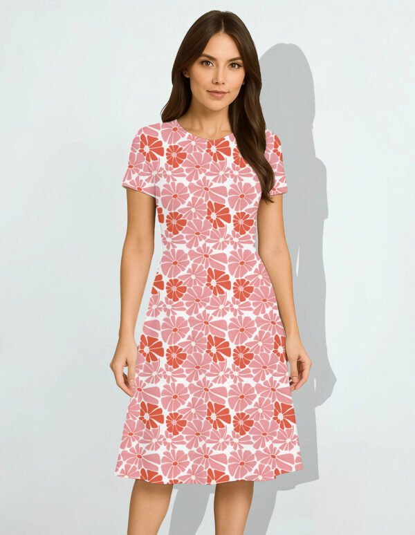 Groovy-Daisy Women A Line Dress