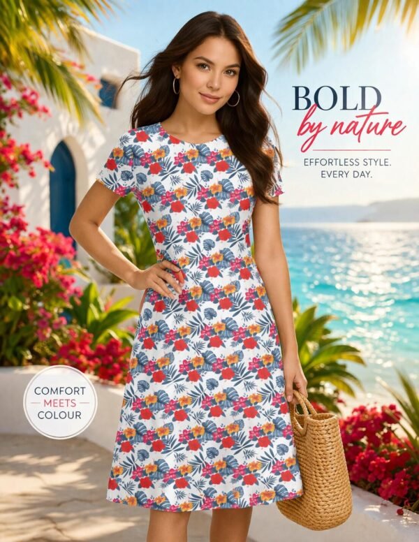 Hibiscus1 Women A Line Dress