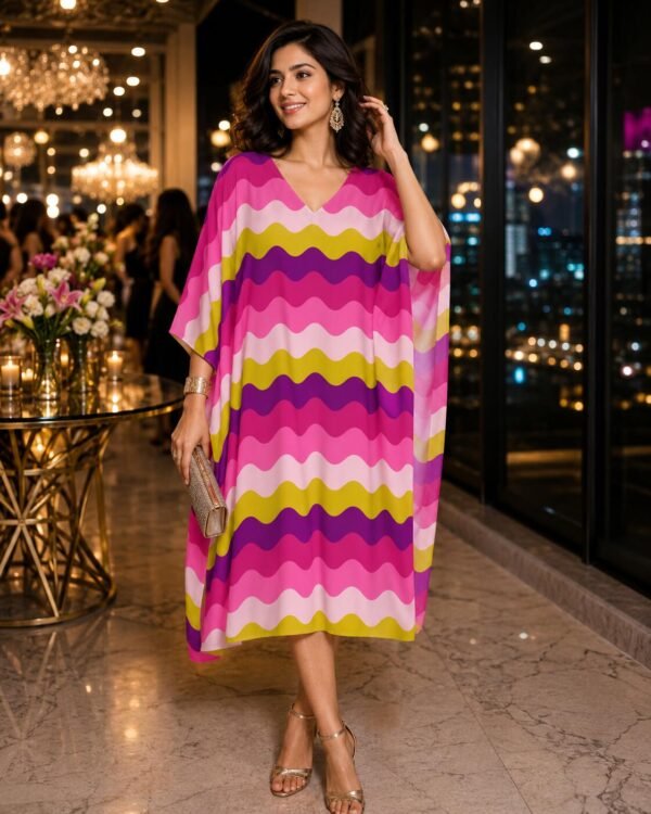 Magenta Berry LGVR Kaftan - Image 1