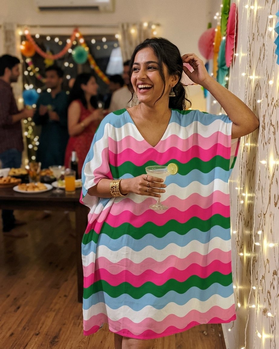 MintBerry Ice LGVR Kaftan - Image 1