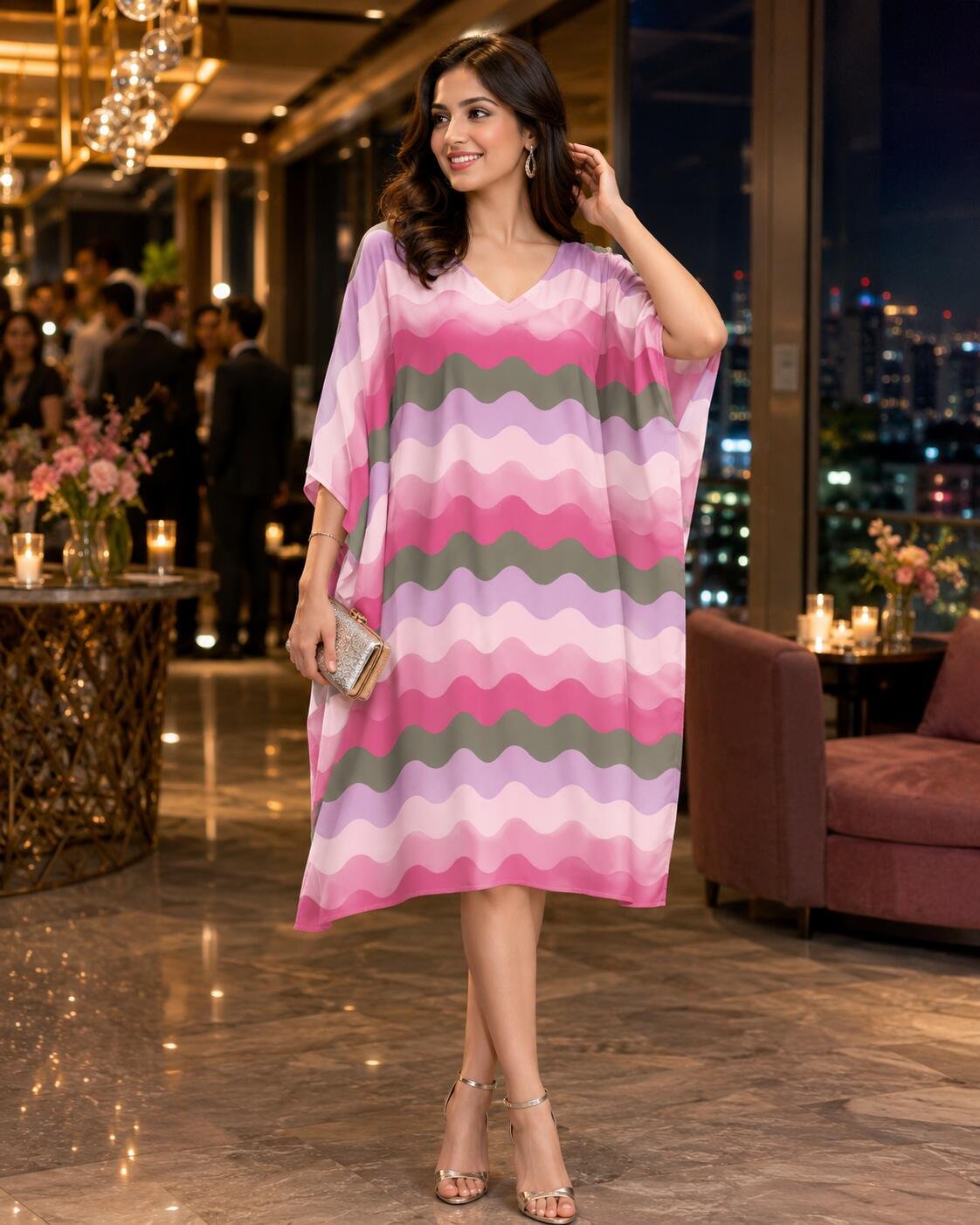 Muted Rose LGVR Kaftan - Image 1