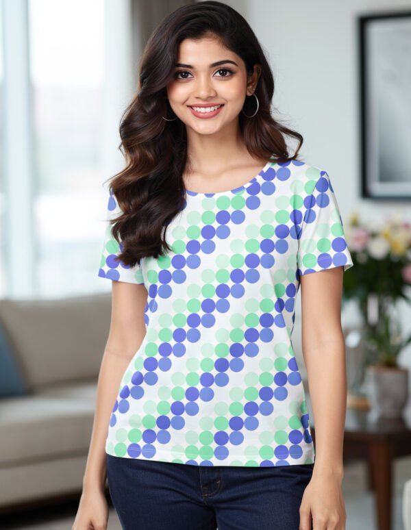 Neon Aqua PC Women T-Shirt