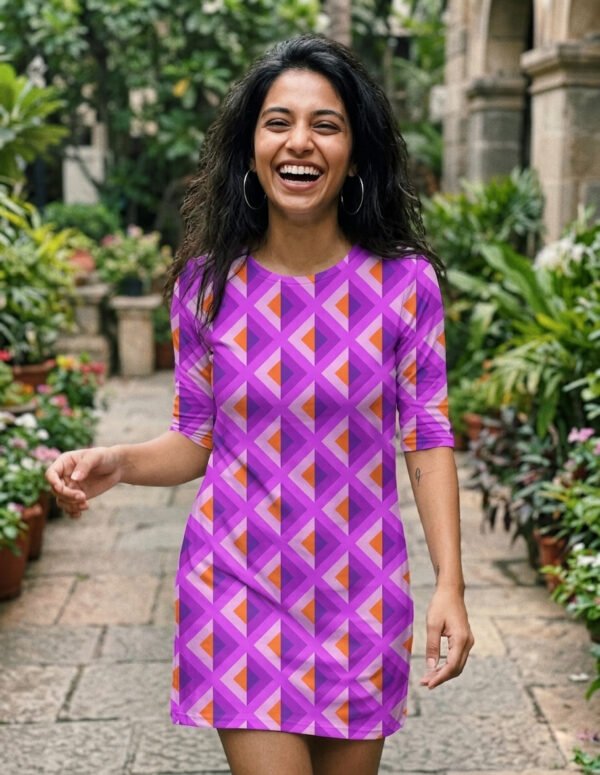 Neon Sunset DAG Women T-Shirt Dress