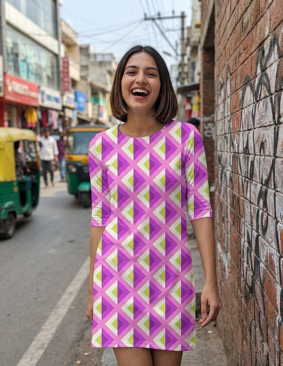 Tutti Frutti Pop DAG Women T-Shirt Dress - Image 1