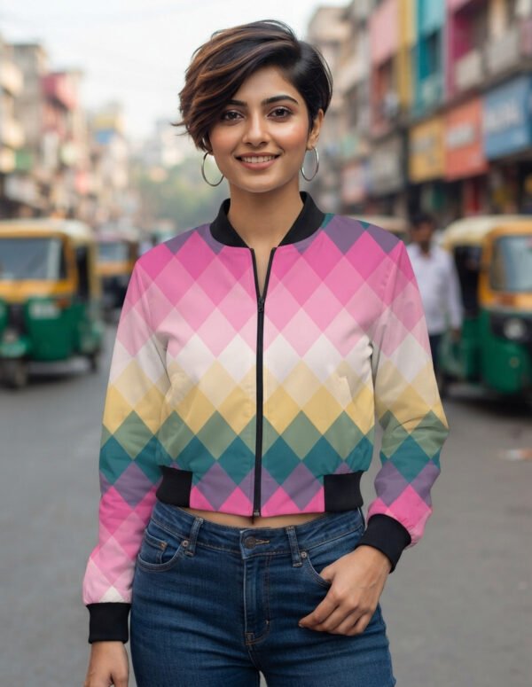 Warm Honey LGVGT Women Bomber Jacket - Image 1