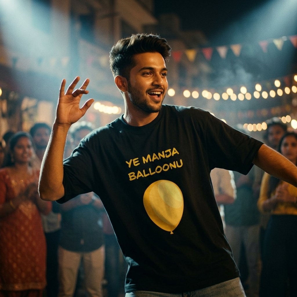 Manja Balloon Unisex Oversized Standard T-Shirt - Image 1