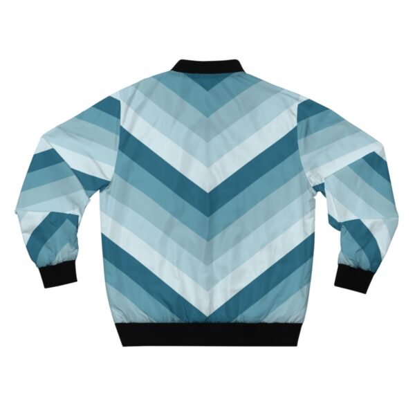 Arctic Ocean Chevron Men Bomber Jacket - Image 2