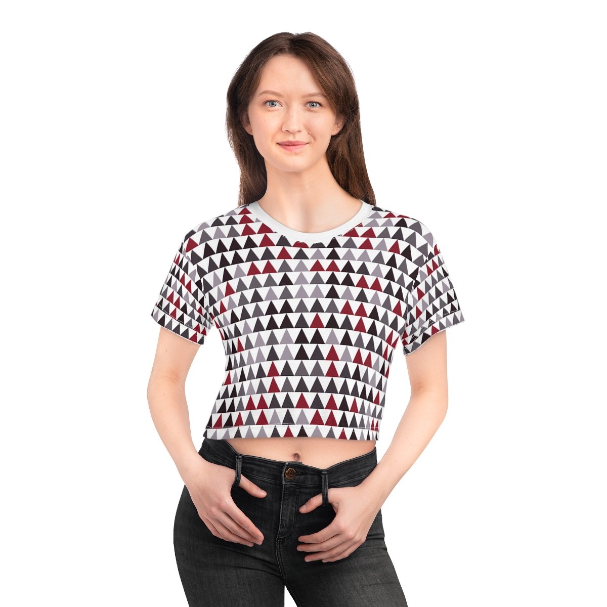Ashen Wine PT Female Crop Top - Image 1