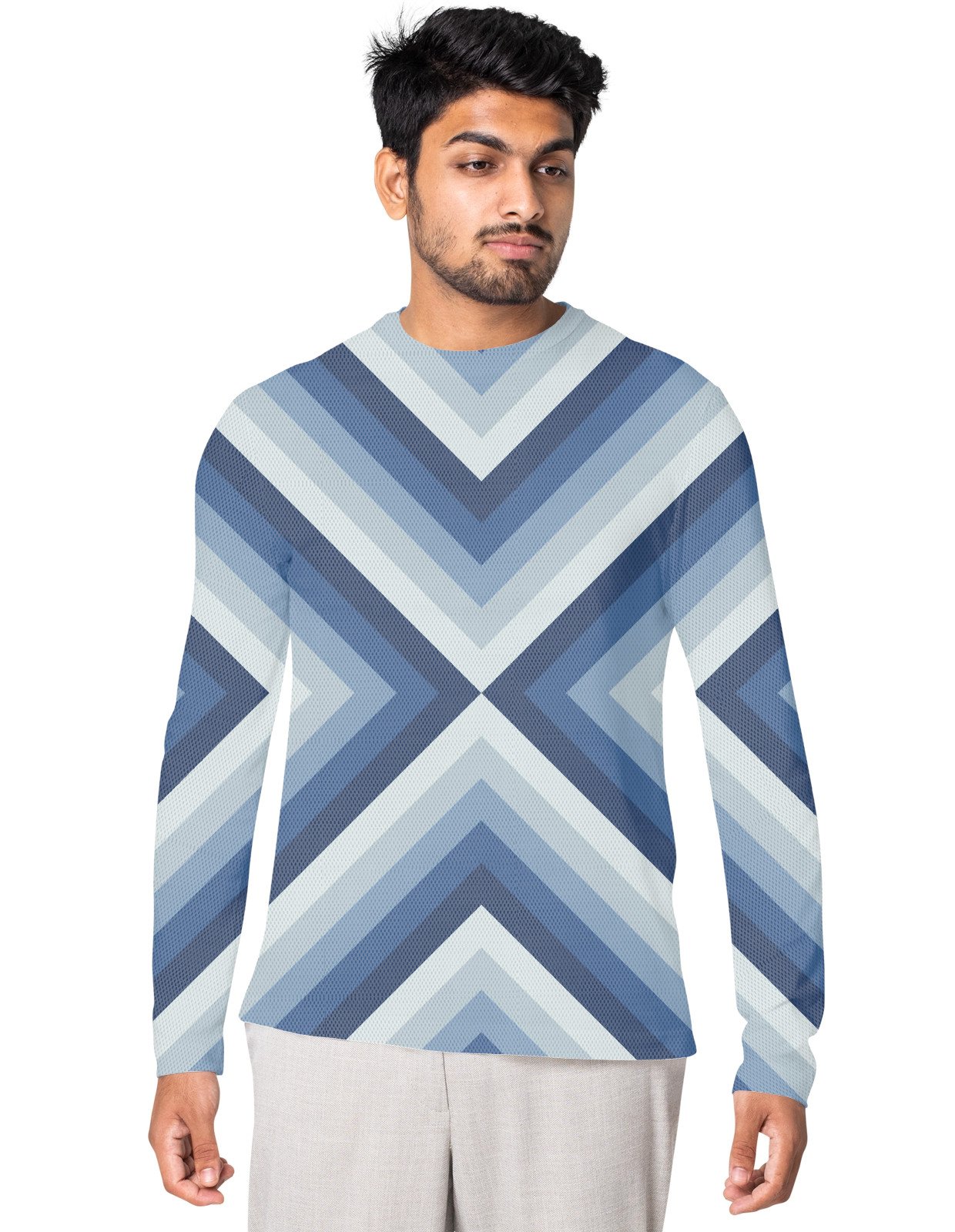 Arctic Twilight Big X Bike Rider T-Shirt