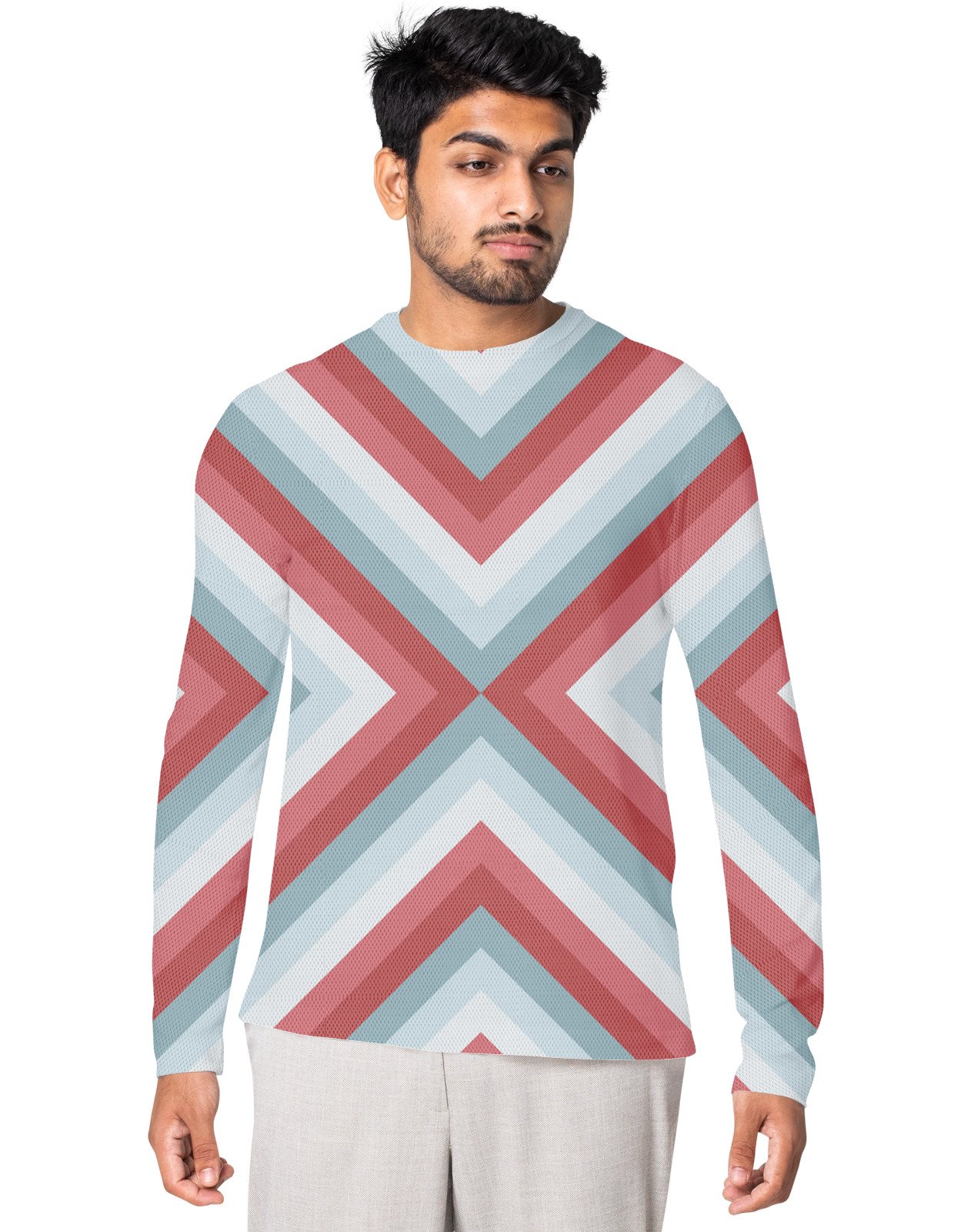 Nordic Sweater Big X Bike Rider T-Shirt