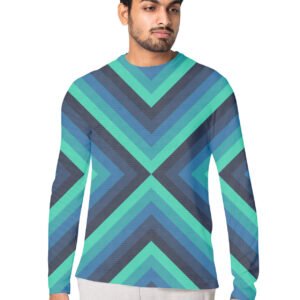 Northern Lights Big X Bike Rider T-Shirt