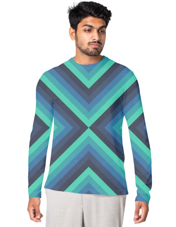 Northern Lights Big X Bike Rider T-Shirt