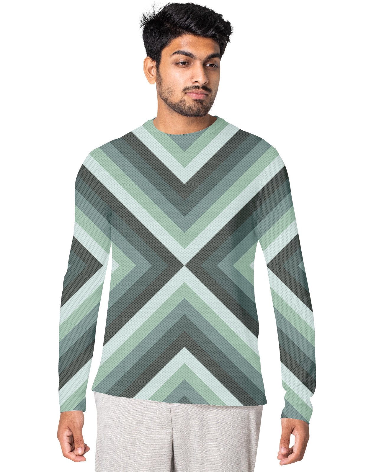 Pine Forest Big X Bike Rider T-Shirt