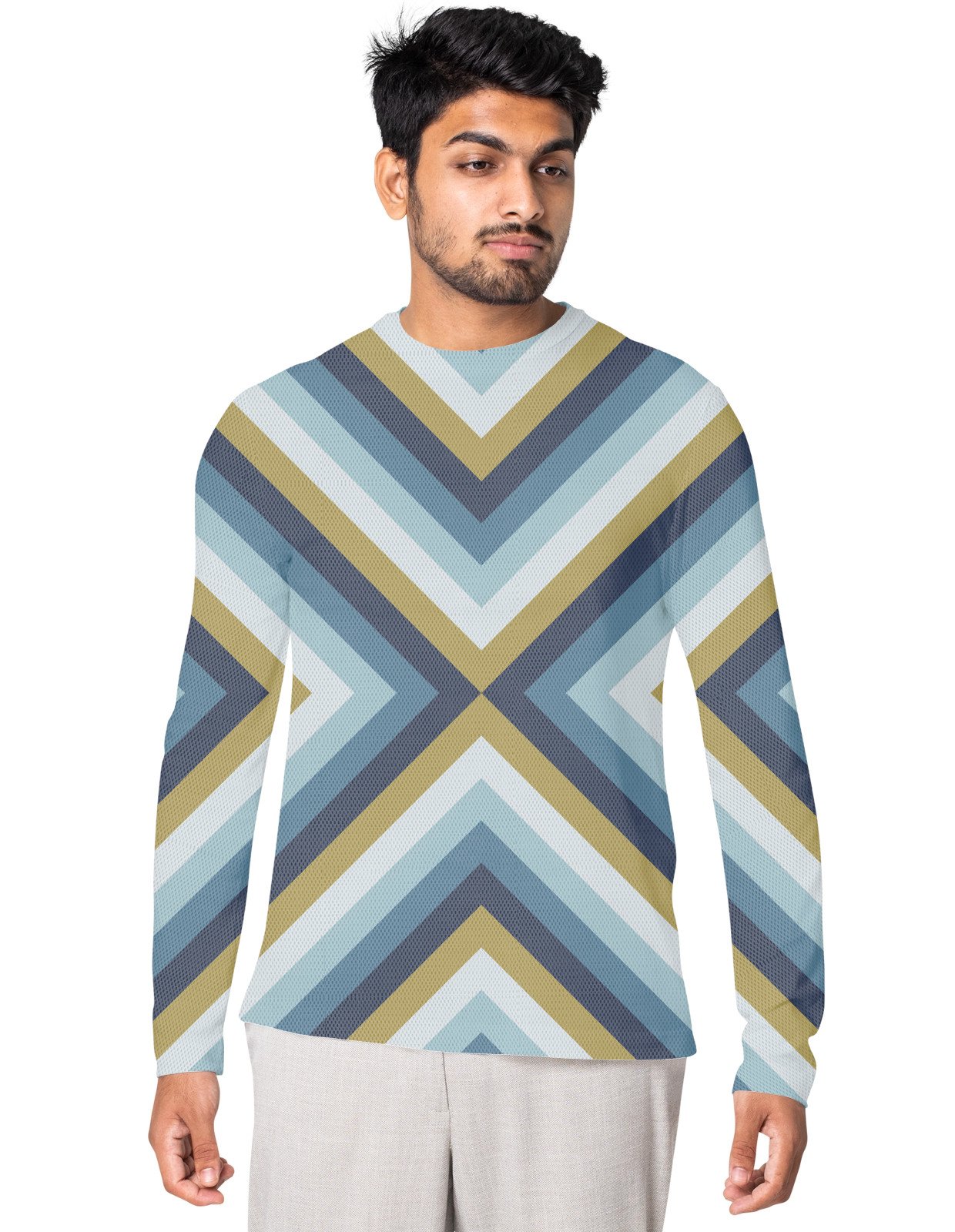 Starry Night Big X Bike Rider T-Shirt