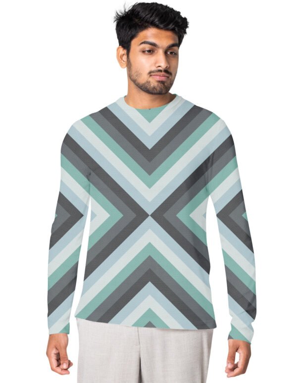 Stormy Ocean Big X Bike Rider T-Shirt