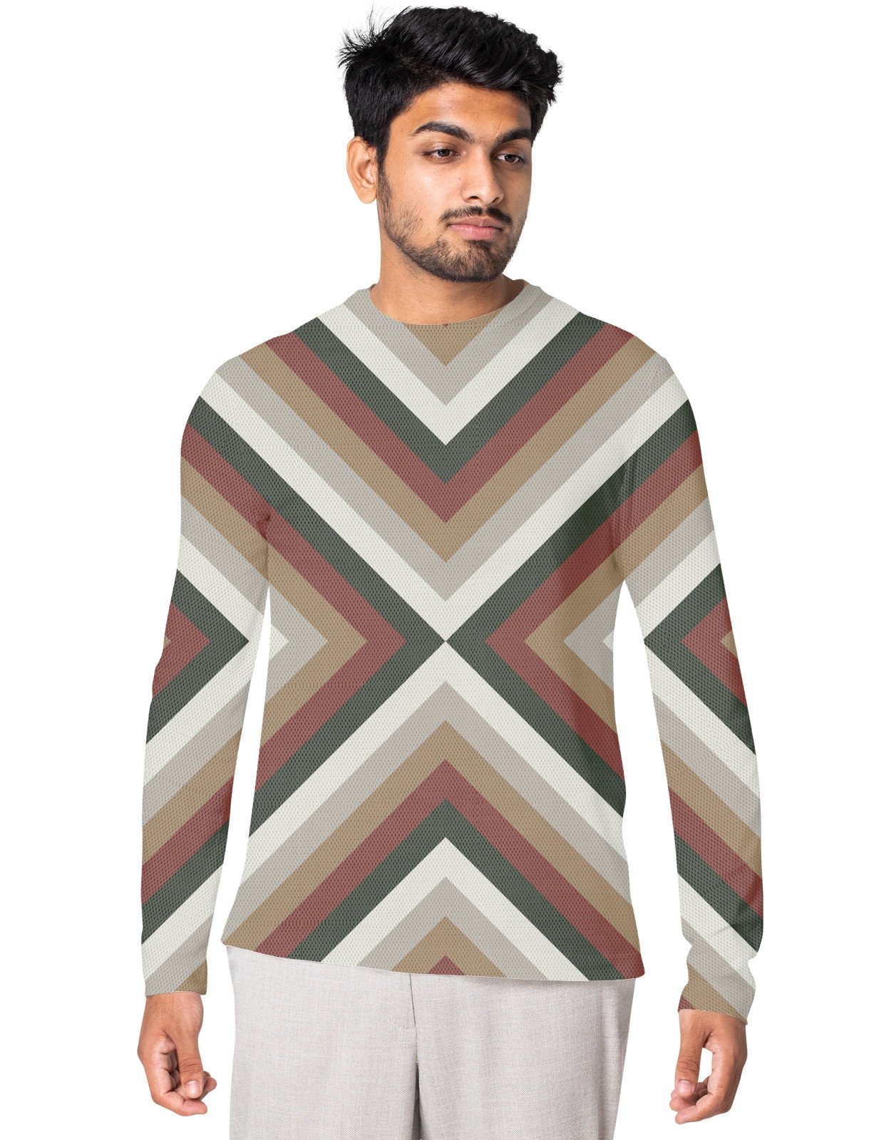 Warm Fireplace Big X Bike Rider T-Shirt