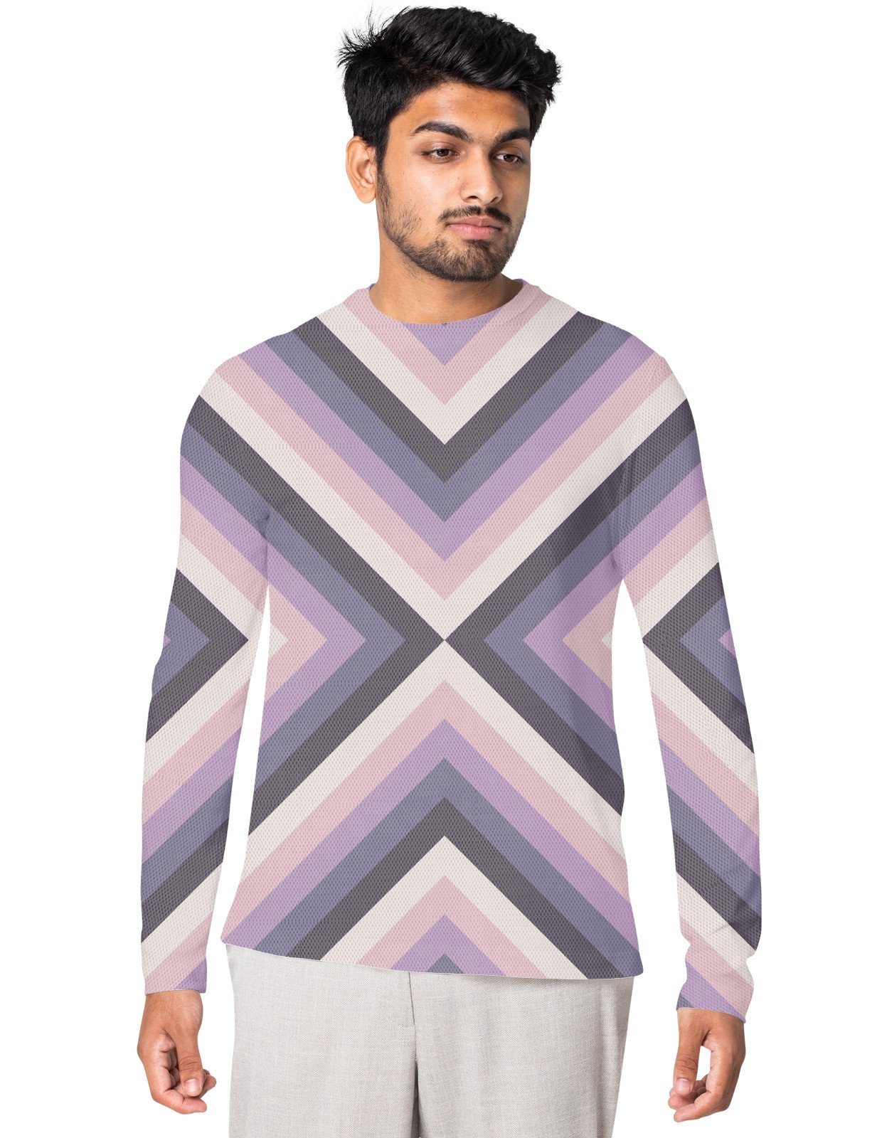 Winter Sunset Big X Bike Rider T-Shirt