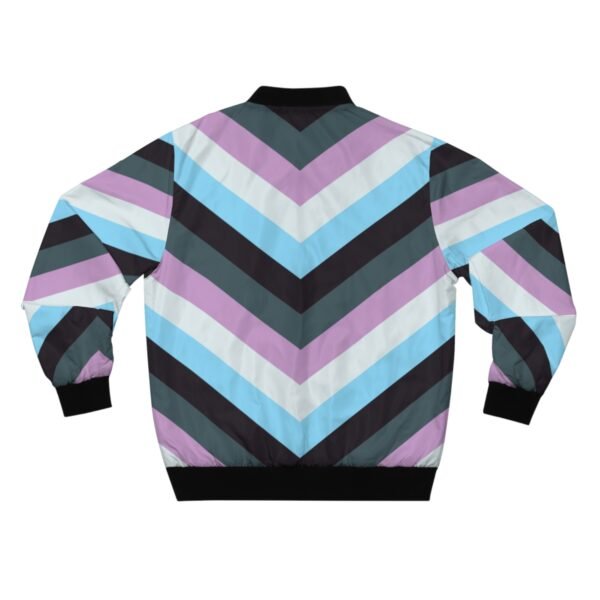 Bright Horizon Chevron Men Bomber Jacket - Image 2