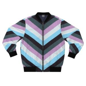 Bright Horizon Chevron Men Bomber Jacket