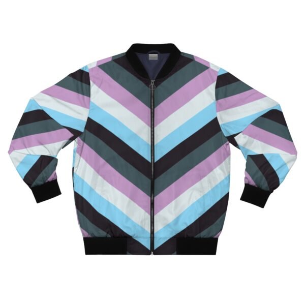 Bright Horizon Chevron Men Bomber Jacket