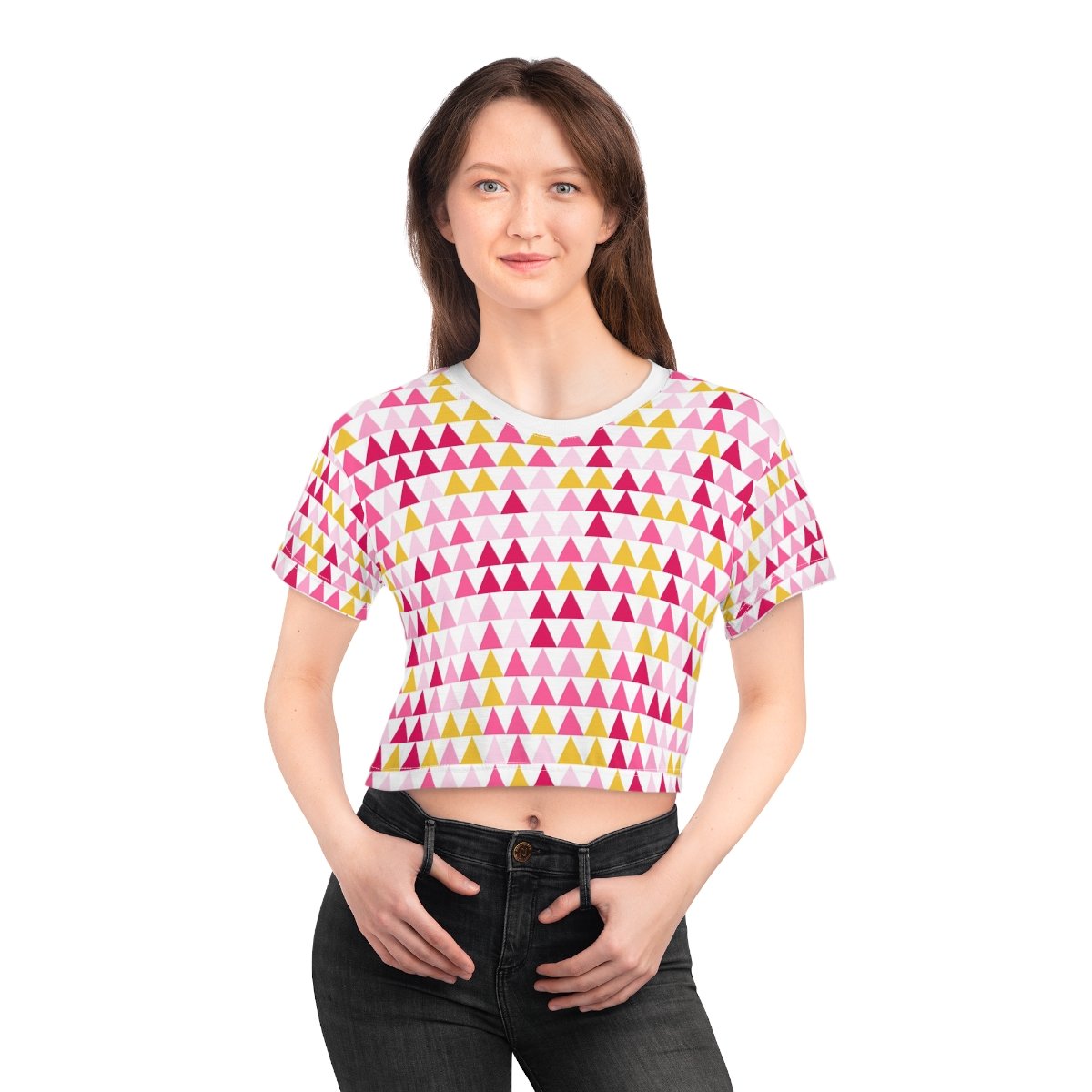 Bubblegum Sunrise PT Female Crop Top - Image 1