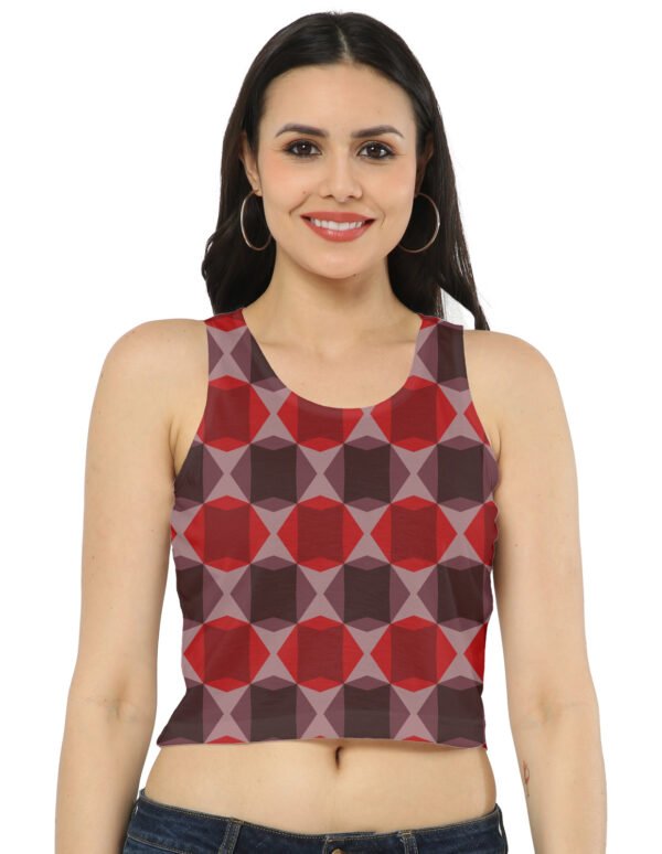 Antique Ember CGAM Women Crop Tank