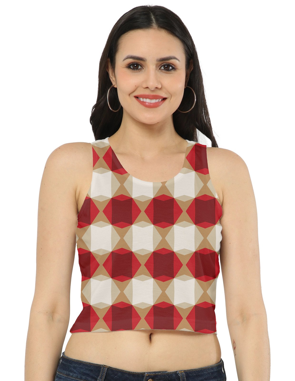 Autumn Clay CGAM Women Crop Tank - Image 1