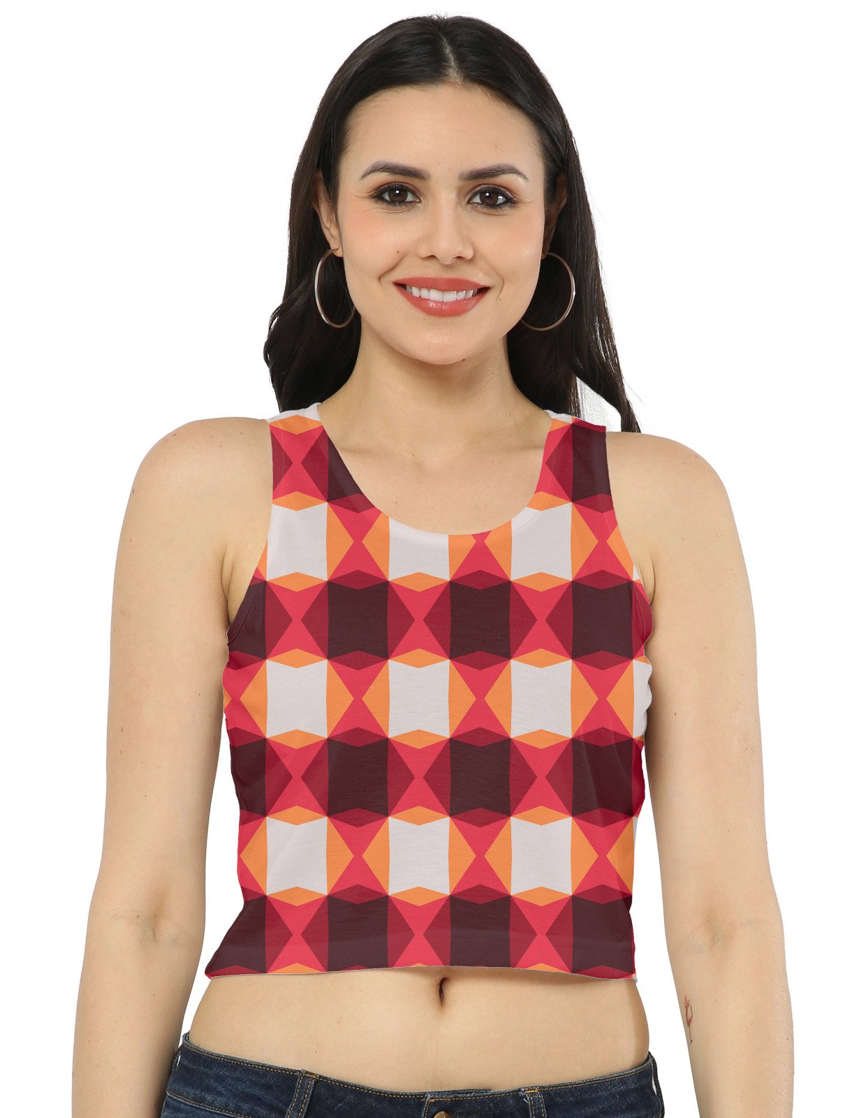 Berry Sunset CGAM Women Crop Tank - Image 1