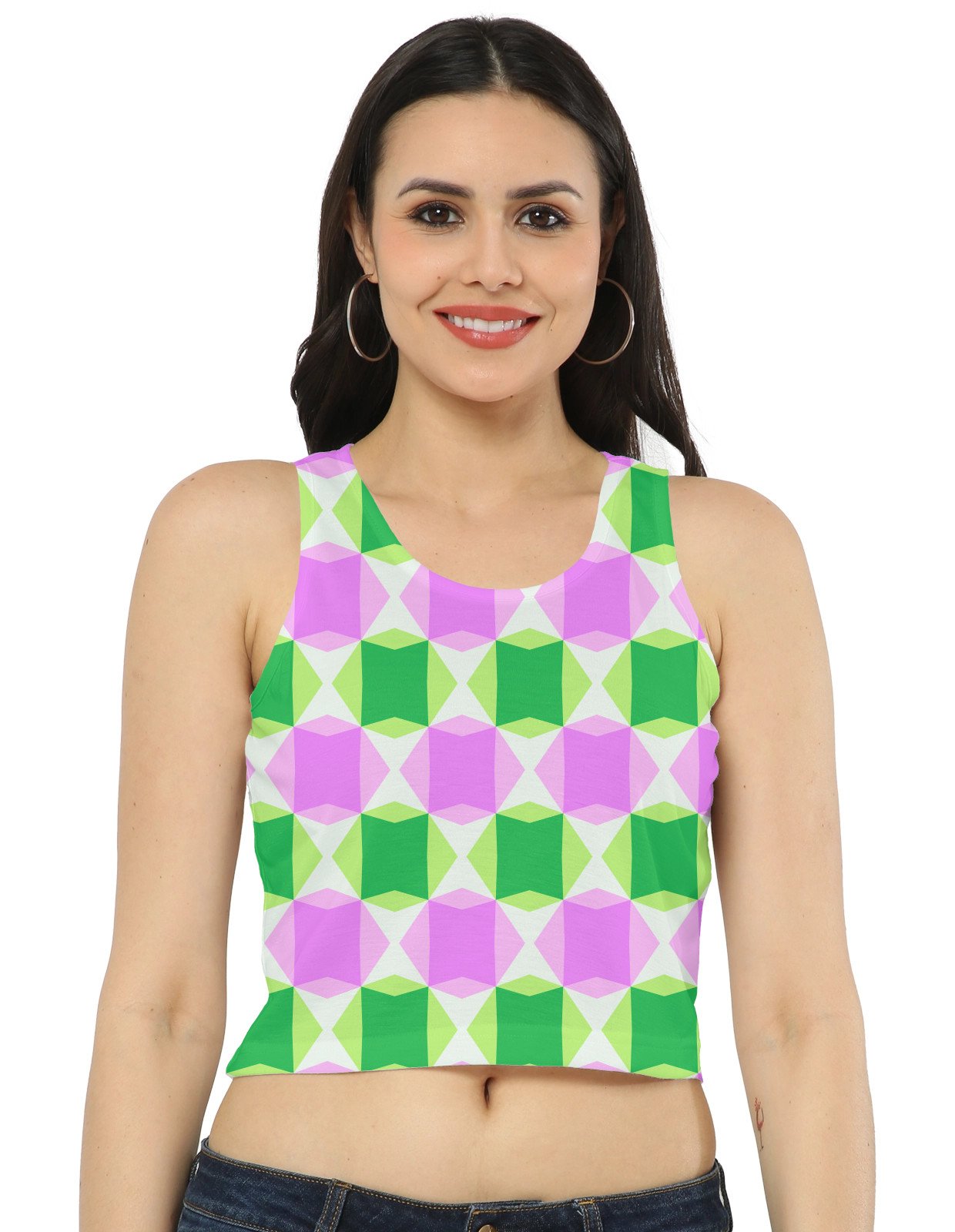 Bubble Pop CGAM Women Crop Tank - Image 1