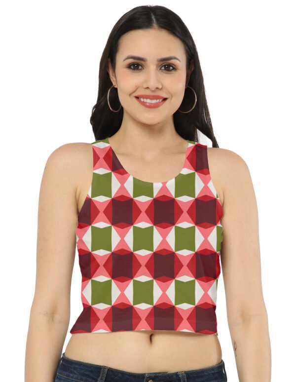 Olive Romance CGAM Women Crop Tank
