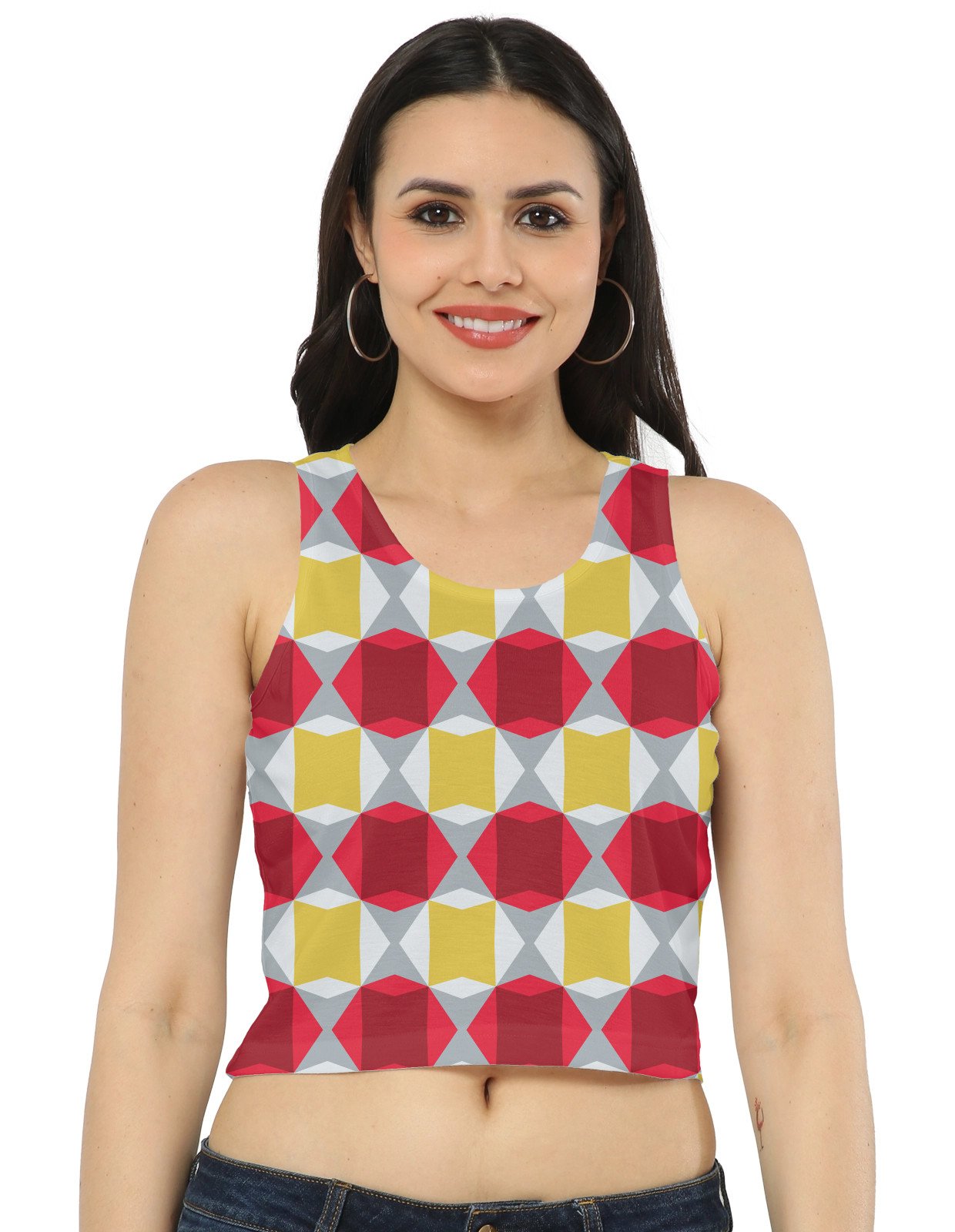 Retro Chic CGAM Women Crop Tank - Image 1