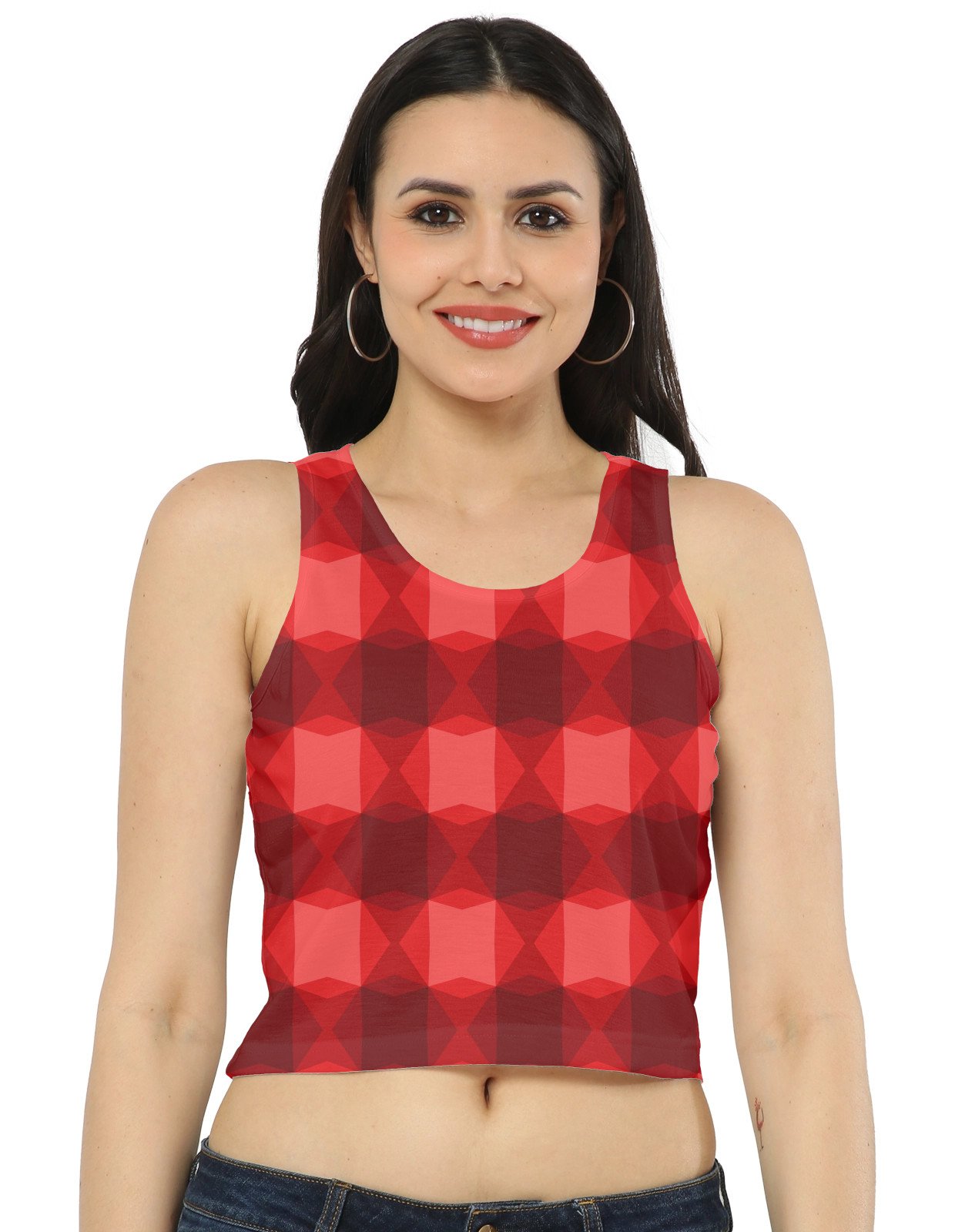 Scarlet Burn CGAM Women Crop Tank - Image 1