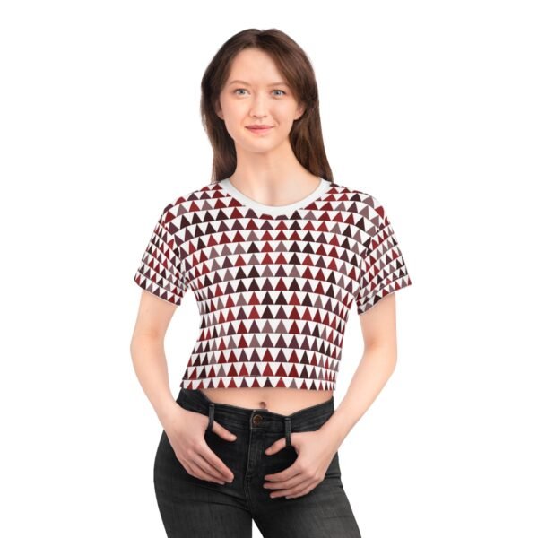Crimson Echo PT Female Crop Top
