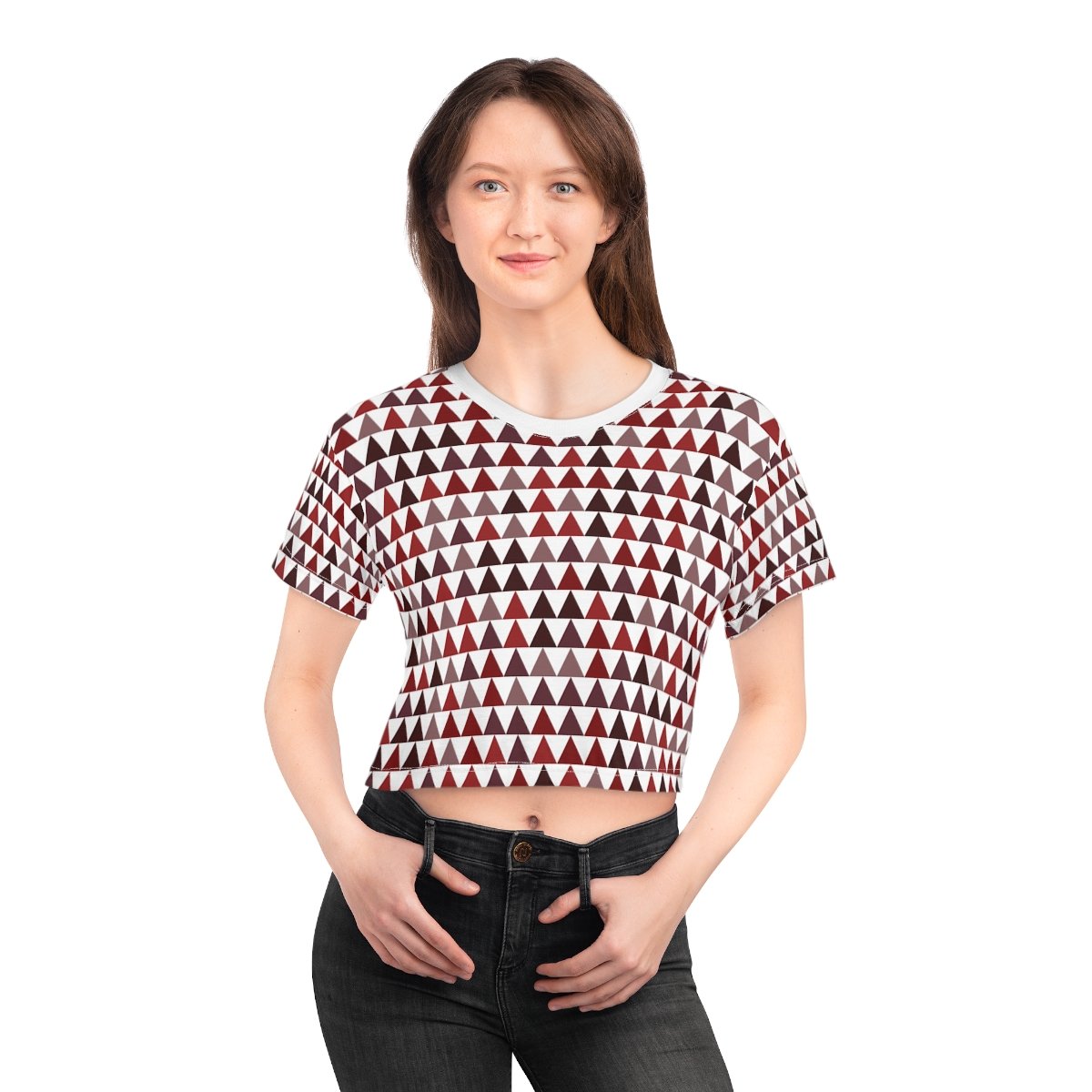 Crimson Echo PT Female Crop Top - Image 1