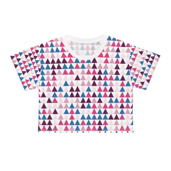 Deep Wine PT Female Crop Top - Image 3