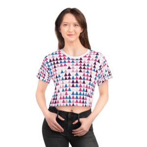 Deep Wine PT Female Crop Top